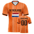 Custom Netherlands Soccer Jersey Personalized Soccer Shirt with Name & Number Team Football Jerseys Soccer Lover Gifts for Fan