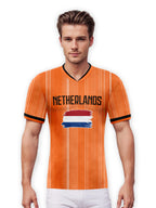 Custom Netherlands Soccer Jersey Personalized Soccer Shirt with Name & Number Team Football Jerseys Soccer Lover Gifts for Fan