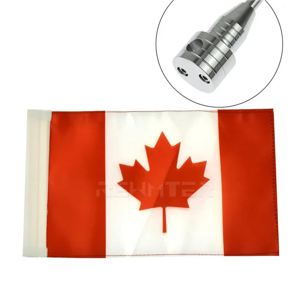 Motorcycle Rear Side Mount Luggage Pole Mount Flag America Flags For Harley Sportster XL883 XL1200 Touring FLHT Road King Glide