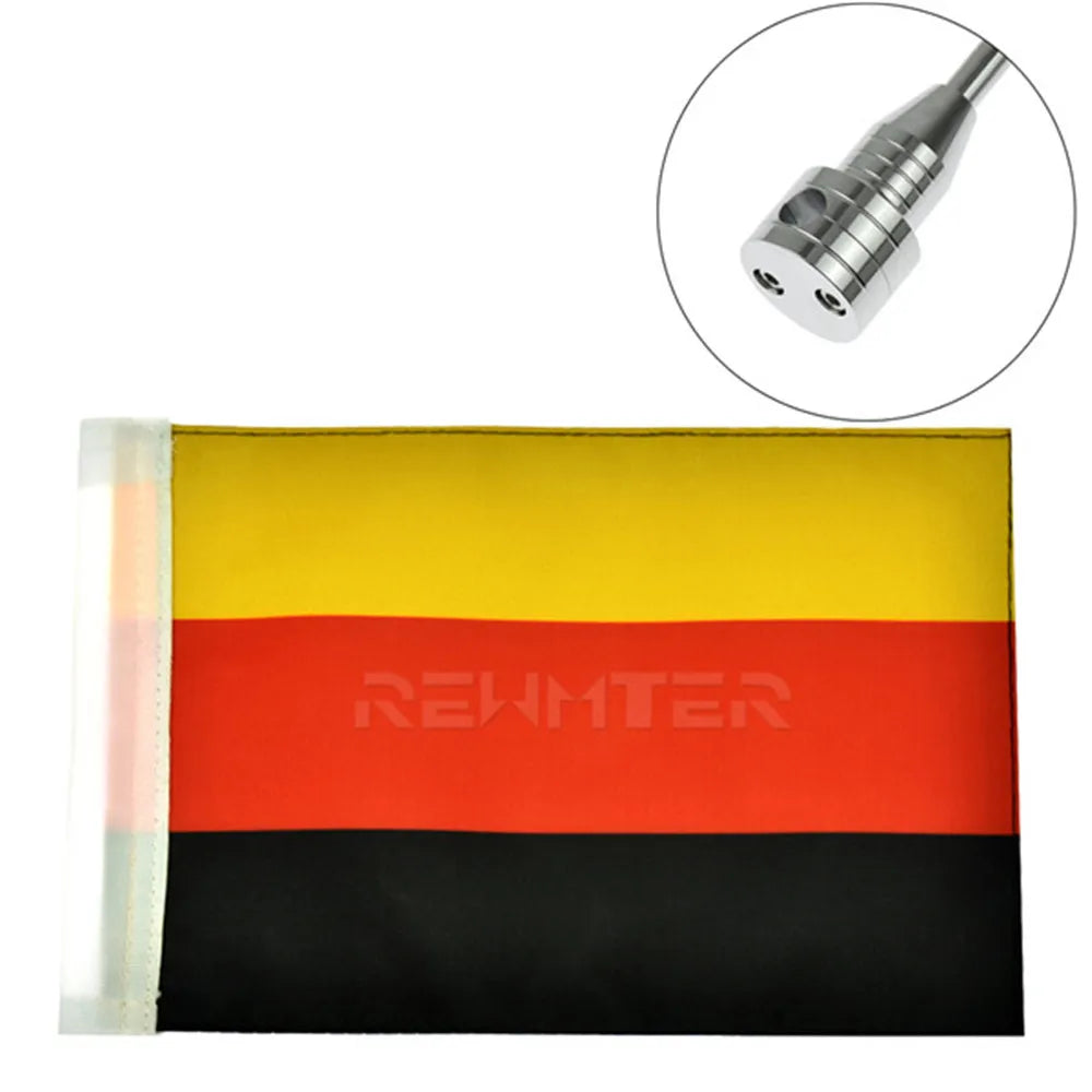 Motorcycle Rear Side Mount Luggage Pole Mount Flag America Flags For Harley Sportster XL883 XL1200 Touring FLHT Road King Glide