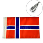 Motorcycle Rear Side Mount Luggage Pole Mount Flag America Flags For Harley Sportster XL883 XL1200 Touring FLHT Road King Glide