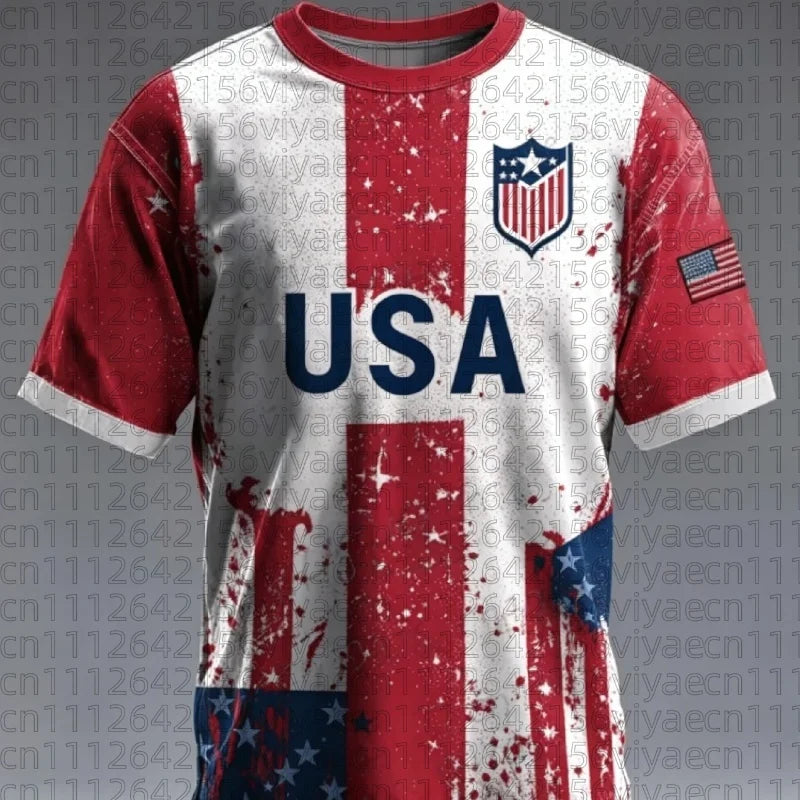Summer Brazil Football Jersey Yellow-Green USA Print Training Casual Wear Year-Round Fan Apparel Men's Women's Family Kids Tees