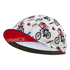 New cycling cap, polyester sweat wicking classic, popular, unisex, national flag