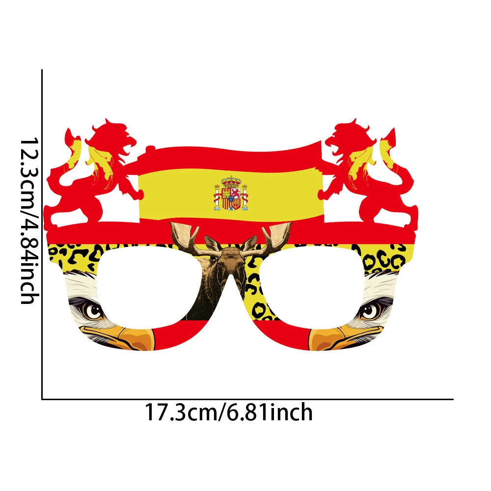 FIFA World Cup 2026 Flag Eyeglass Frames — Fan Cheering Props