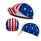 New cycling cap, polyester sweat wicking classic, popular, unisex, national flag
