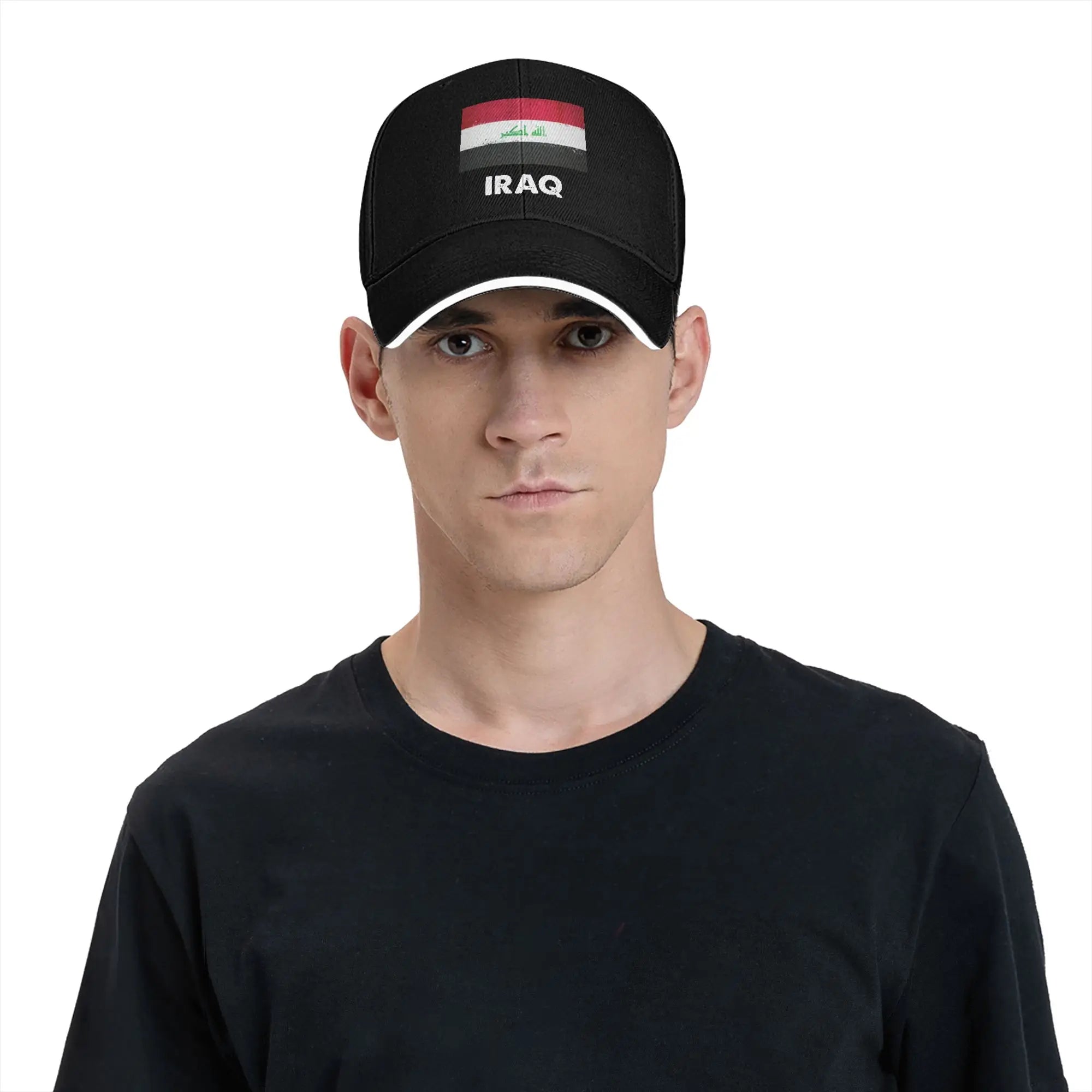 Iraq Flag Iraqi Baseball Cap  Casual Trucker Hat Summer Couple Women Kpop Rock Baseball Caps