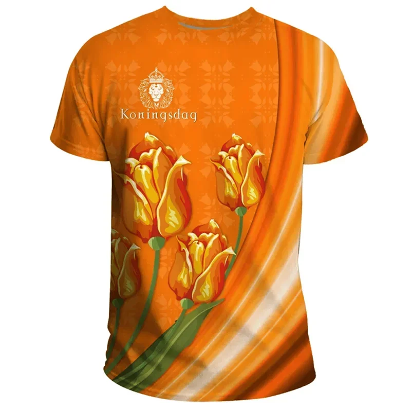 Dutch Team Shirt 2026 Football Jersey Netherlands Flag T Shirt Men 3D Printing Dutch T-Shirt Jersey Soccer Germany Dropshipper