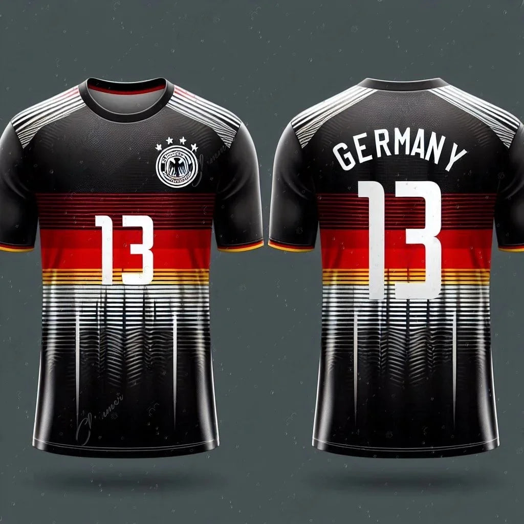 The 2026 Summer New Ronaldo Football Jersey Fashionable Round-neck Training Uniform Jersey Casual Sports T-shirt FamilyMatching