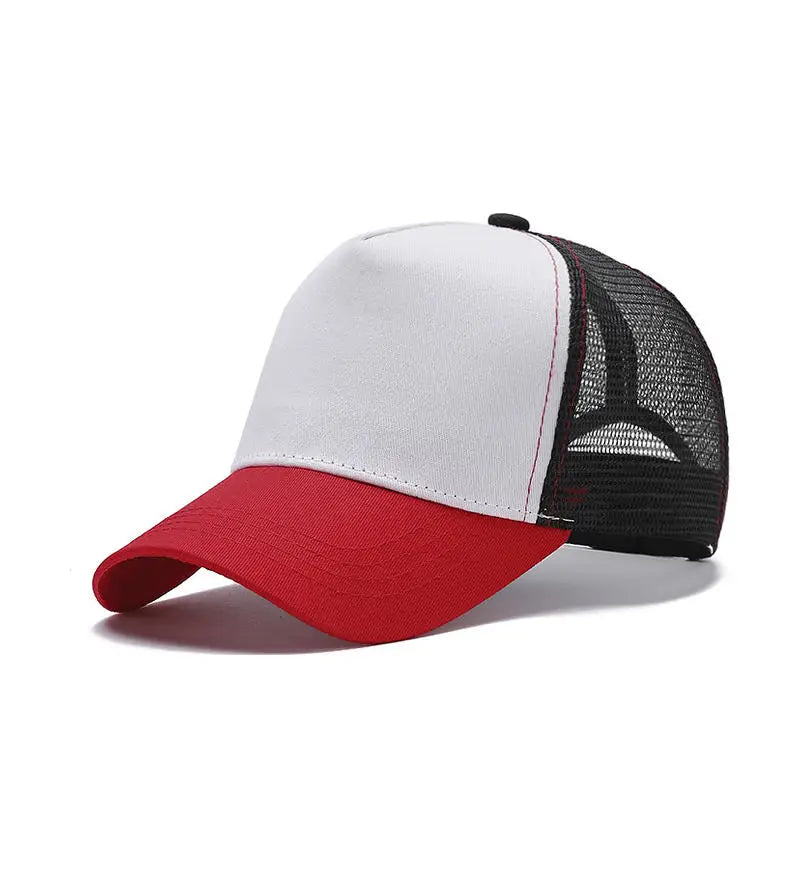 Custom Logo Cap — Embroidered Mesh Baseball Cap