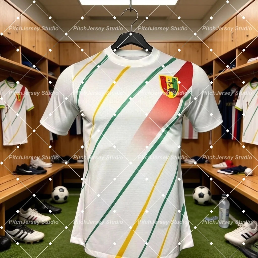 2026 Guinea Football Jersey Sports Casual T-Shirt Breathable Quick Dry Elastic Daily Training for FamilyMatching Kids Tops Tees