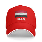Iraq Flag Iraqi Baseball Cap  Casual Trucker Hat Summer Couple Women Kpop Rock Baseball Caps