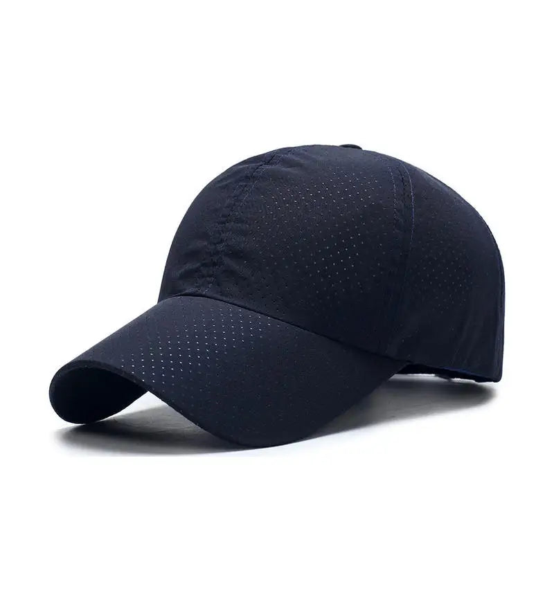 Custom Logo Cap — Embroidered Mesh Baseball Cap
