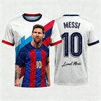 MESSI Men’s Fashion AI Football T-shirt 2026 Summer Fan Commemorative Jersey Style Casual Sports Top Superstar Graphic Print