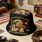 World Cup 2026 National Flag Bucket Hat — Reversible
