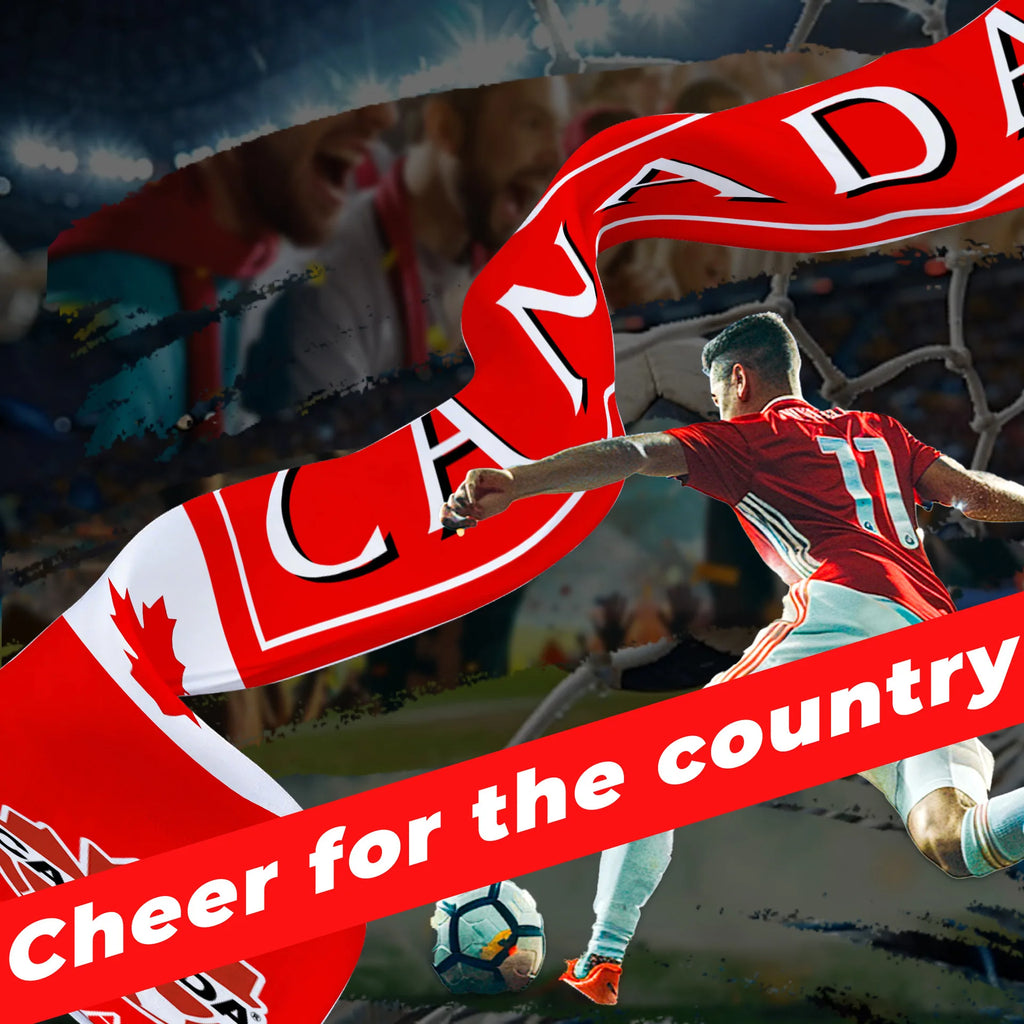 FIFA World Cup 2026 Fan Scarf — National Team Flag Print