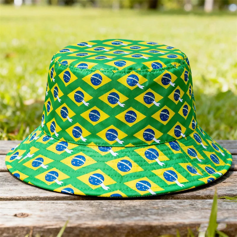 World Cup 2026 National Flag Bucket Hat — Reversible