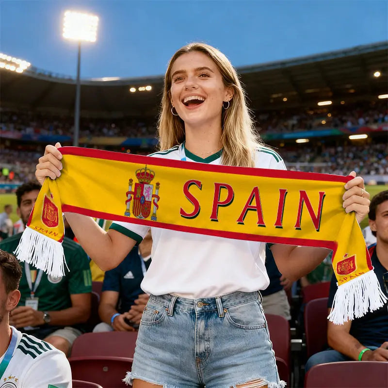 FIFA World Cup 2026 Fan Scarf — National Team Flag Print