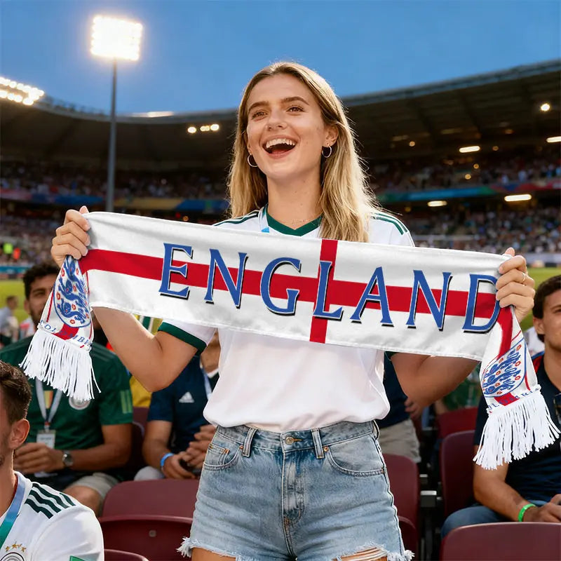 FIFA World Cup 2026 Fan Scarf — National Team Flag Print