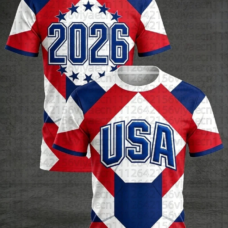 Summer Brazil Football Jersey Yellow-Green USA Print Training Casual Wear Year-Round Fan Apparel Men's Women's Family Kids Tees