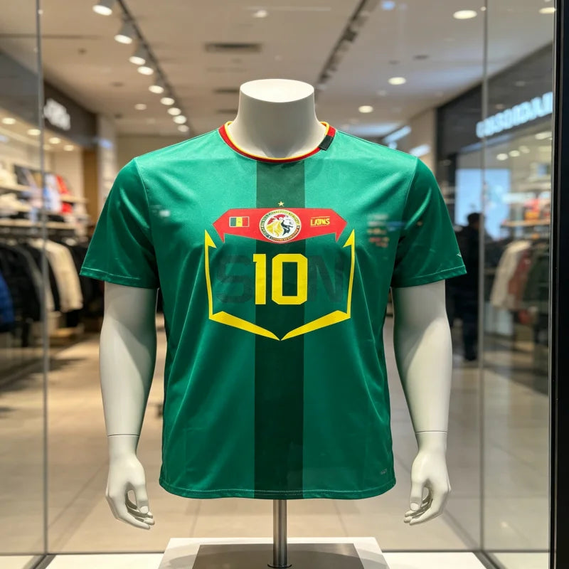 Senegal 2026 New Soccer Jerseys, Comfortable and Breathable 3D Printed T-Shirts for Adults and Casual Tops for Family Kids Tees