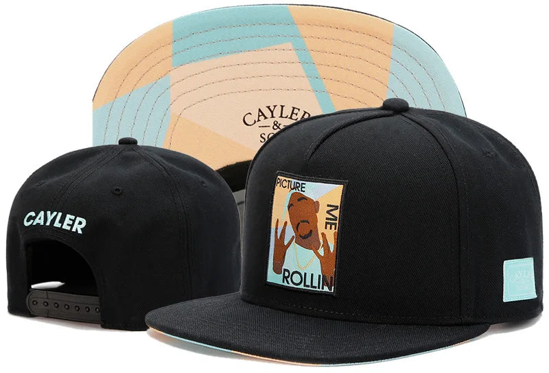 Hip Hop Flat Brim Snapback
