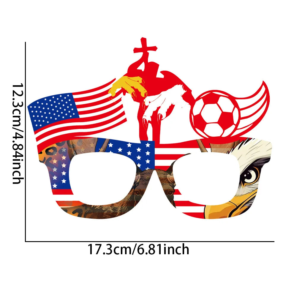 FIFA World Cup 2026 Flag Eyeglass Frames — Fan Cheering Props