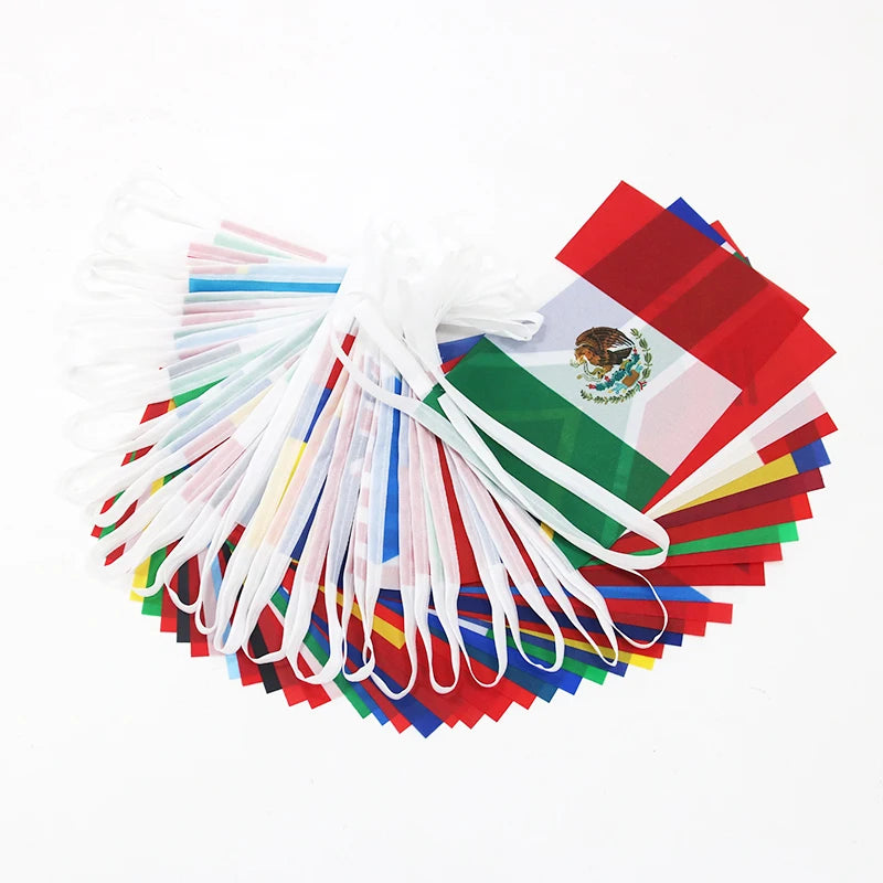 FIFA World Cup 2026 Bunting — 48 Country Flags