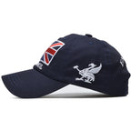 New Men's Baseball Cap Embroidery England Flag Brand Snapback Womens Baseball Hats Cotton Dad Hat Gorra Hombre Trucker Cap