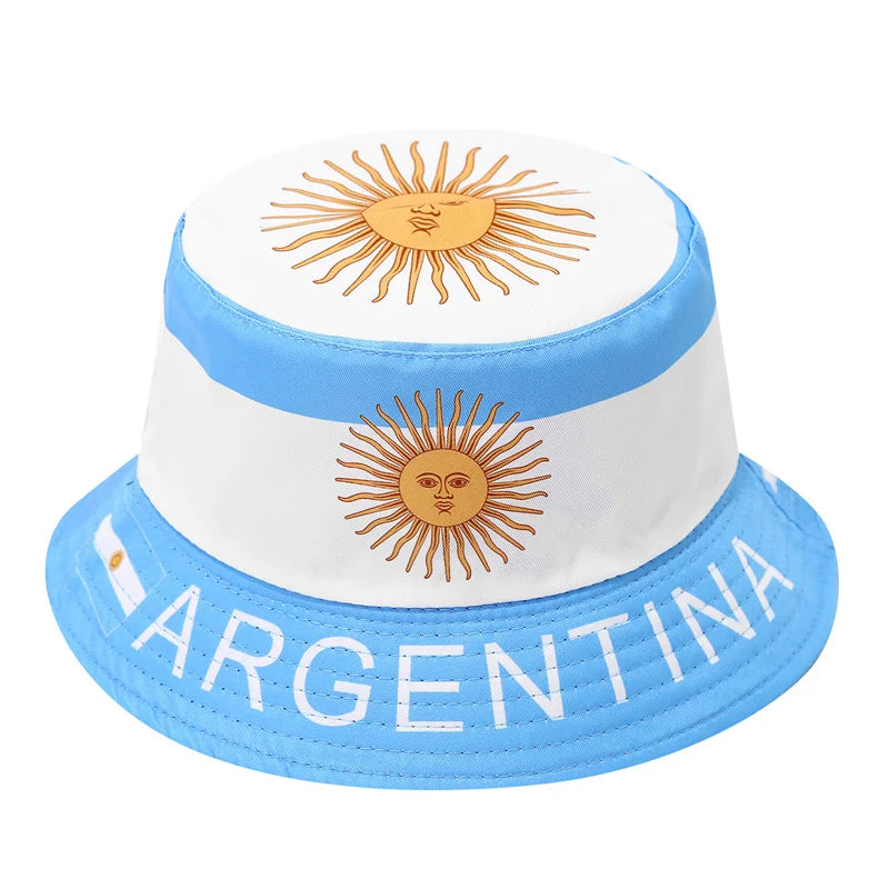 World Cup 2026 National Flag Bucket Hat — Reversible