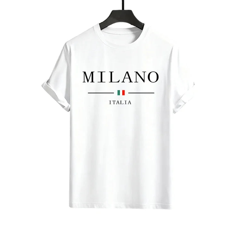 Italy Print T-shirt and Shorts Men's Tracksuit Urban Casual Fashion Short Sleeve Sportswear Spring Summer Male T-Shirts Co-ords