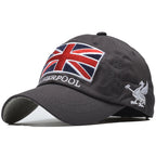 New Men's Baseball Cap Embroidery England Flag Brand Snapback Womens Baseball Hats Cotton Dad Hat Gorra Hombre Trucker Cap