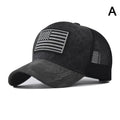 USA Flag Snapback Hat Adjustable Breathable Mesh Baseball Cap American Flag Trucker Hat for Men Women Patriotic Party Supplies
