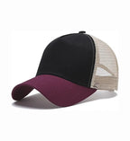 Custom Logo Cap — Embroidered Mesh Baseball Cap