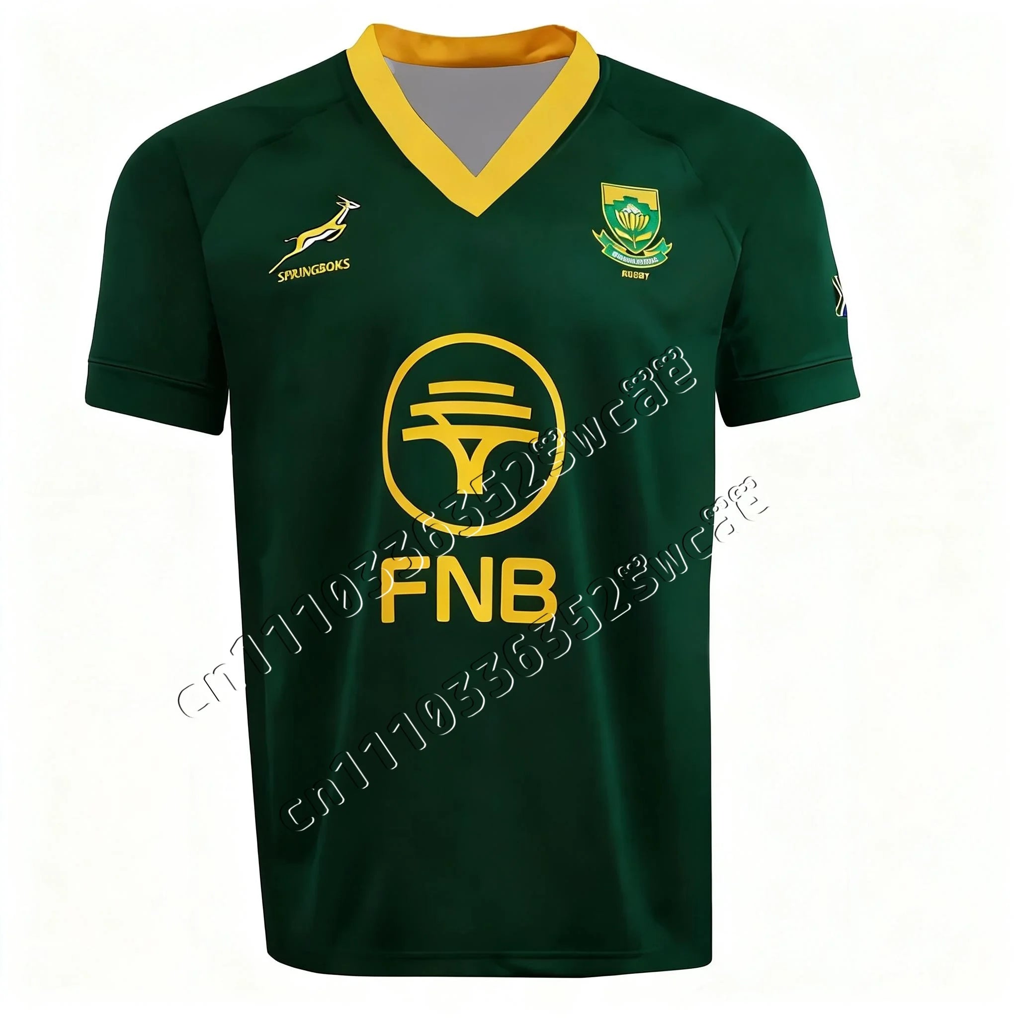 FamilyMatching 2026 South Africa Springboks Replica Jersey Home Rugby Jersey Spring Sports Men's T-Shirt  Clothing Tee Y2k Woman