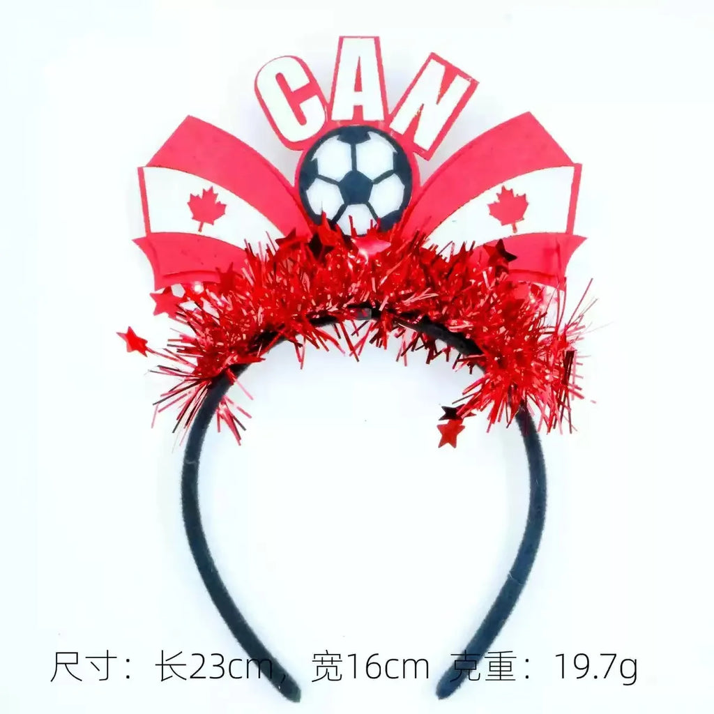 FIFA World Cup 2026 Flag Headband — Fan Cheering Hair Hoop