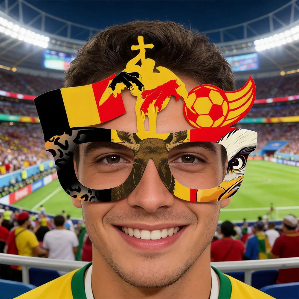 FIFA World Cup 2026 Flag Eyeglass Frames — Fan Cheering Props
