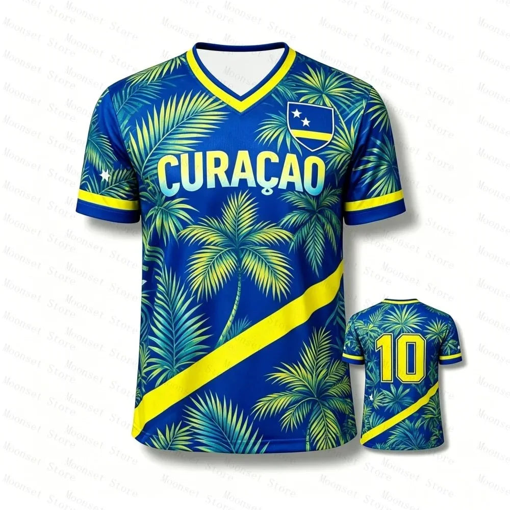 Curaçao Tribal Football Shirt — Men's Fan Jersey