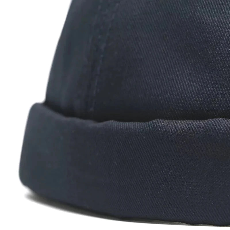 Vintage Brimless Cotton Baseball Snapback Caps Hip Hop Skull Hats Adjustable For Parties, Vacations, Running