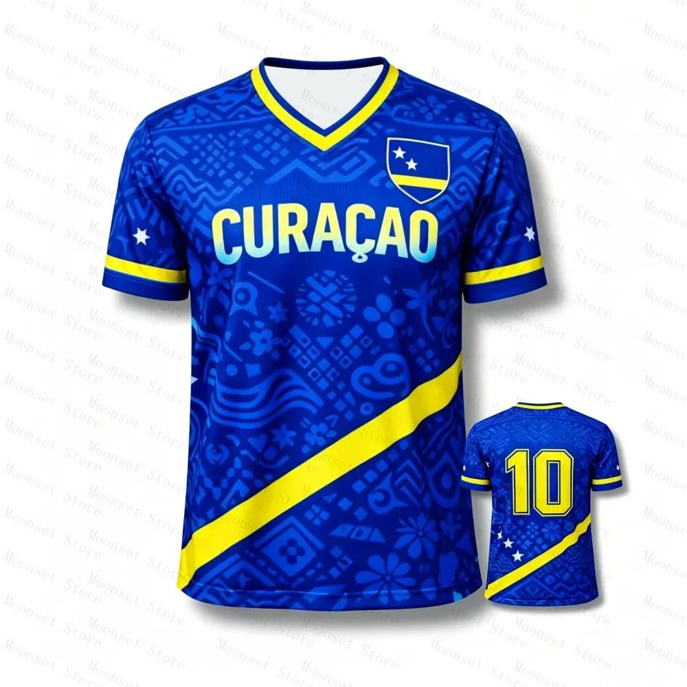 Curaçao Tribal Football Shirt — Men's Fan Jersey