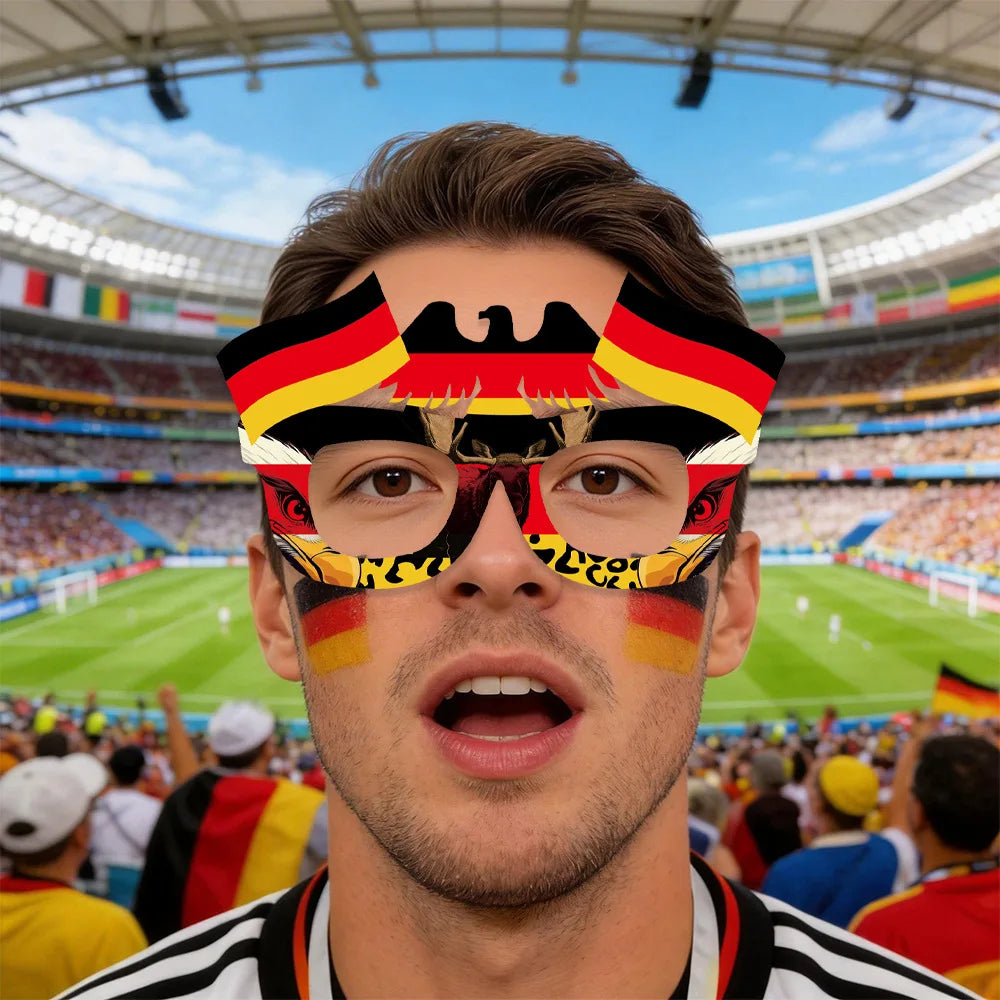 FIFA World Cup 2026 Flag Eyeglass Frames — Fan Cheering Props