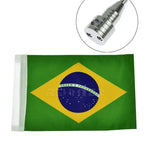 Motorcycle Rear Side Mount Luggage Pole Mount Flag America Flags For Harley Sportster XL883 XL1200 Touring FLHT Road King Glide