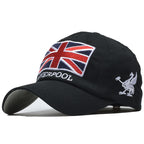 New Men's Baseball Cap Embroidery England Flag Brand Snapback Womens Baseball Hats Cotton Dad Hat Gorra Hombre Trucker Cap