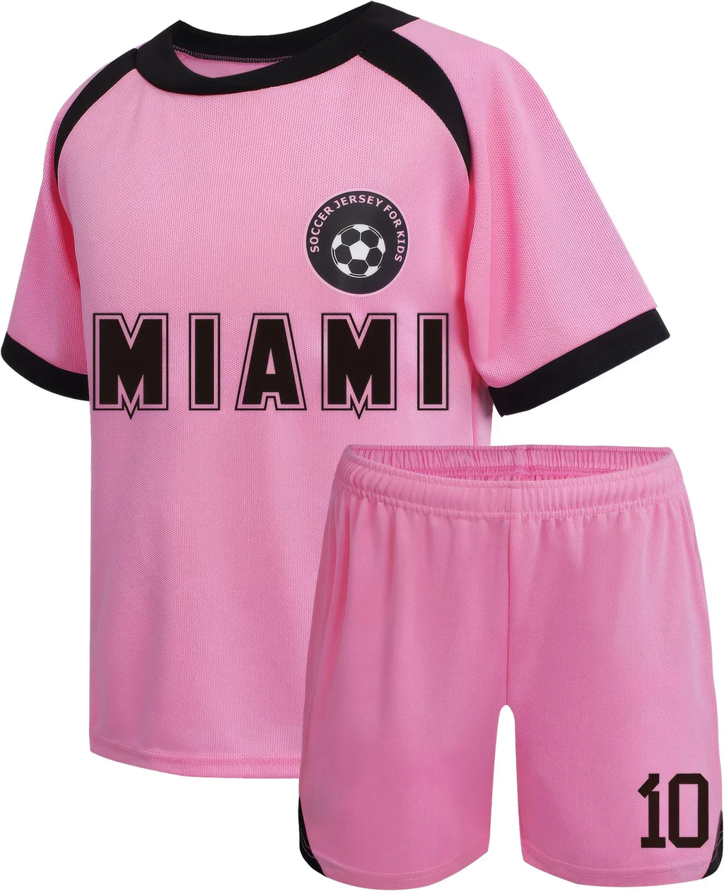 New Soccer Jerseys for Kids 7#10 Football Sports Fan for Boys Girls Youth Soccer Shirts and Shorts Stockings Set for 4-14 Years