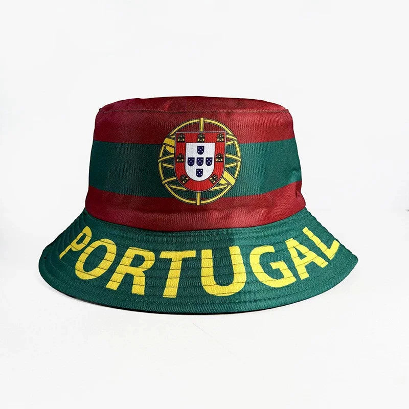 World Cup 2026 National Flag Bucket Hat — Reversible