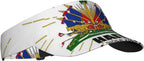 Haiti Flag Cap Man Woman Sport Visor Hat Fashion Sunhat Adjustable Outdoor Sun Hats Trucker Caps Casual Snapback Hat