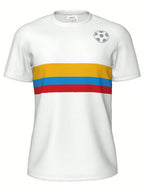 Mexico Soccer Jersey Men, Breathable Football Shirt Short Sleeve Mexican National Team Style Fan Jersey