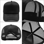 Flag Printing Baseball Caps for Men Women Sponge Mesh Cap Boys Girls Outdoor Sunhat Summer Trucker Snap Back Hats Dropshipping