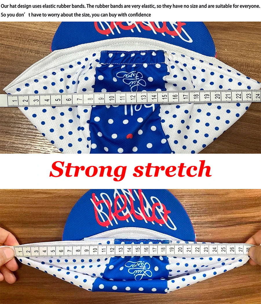 New cycling cap, polyester sweat wicking classic, popular, unisex, national flag