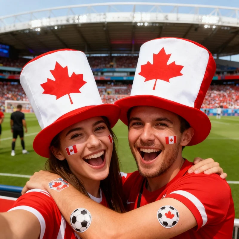FIFA World Cup 2026 Flag Top Hat — Fan Party Hat