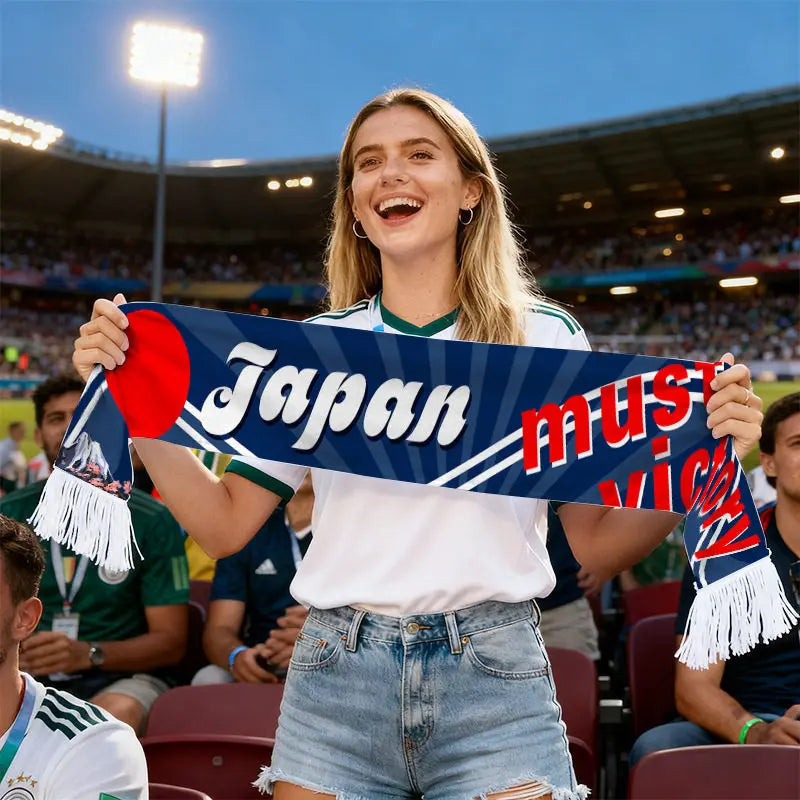 FIFA World Cup 2026 Fan Scarf — National Team Flag Print
